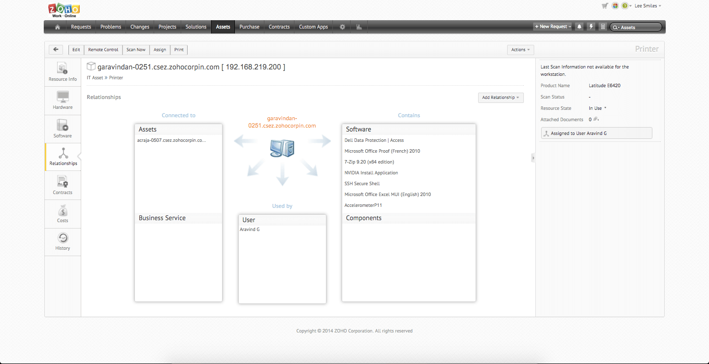 IT self service workflow