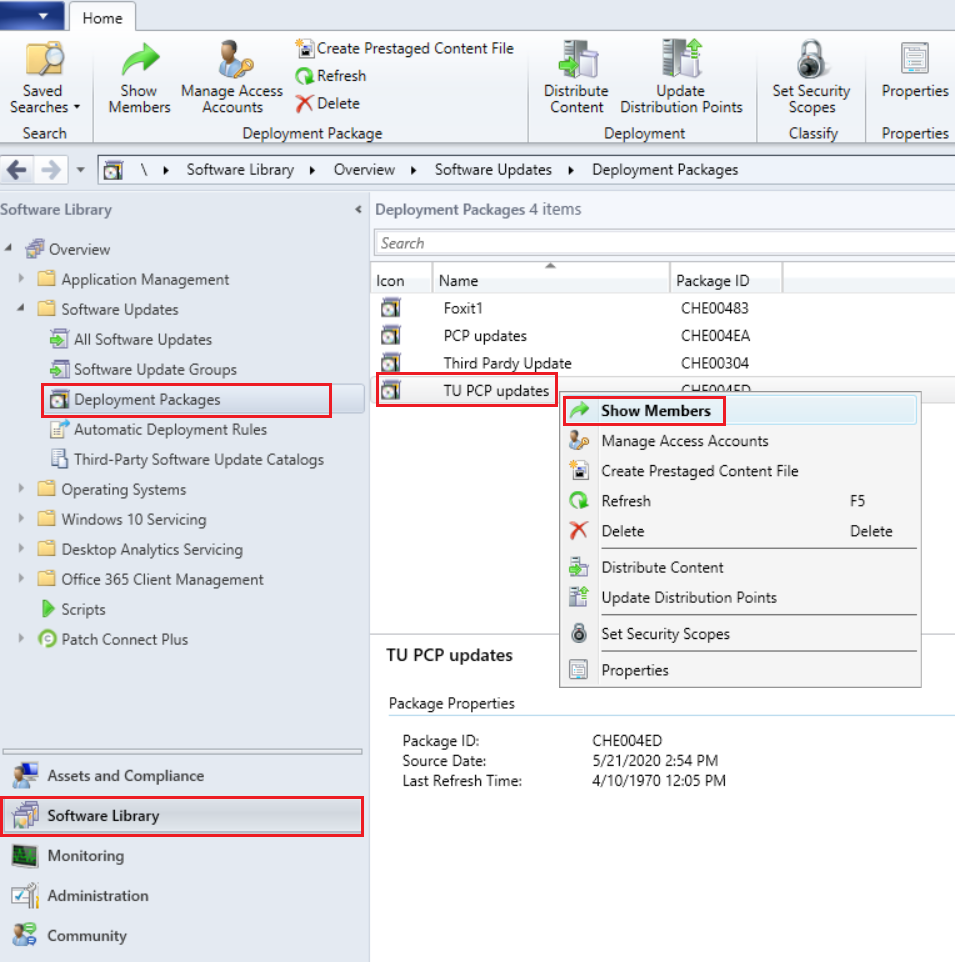 Patch installation failure