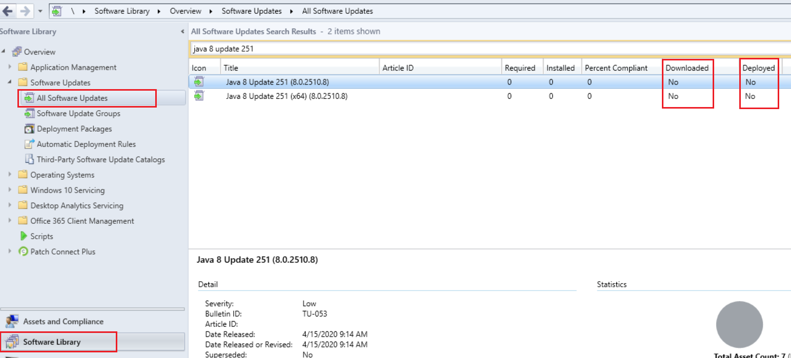 Patch installation failure