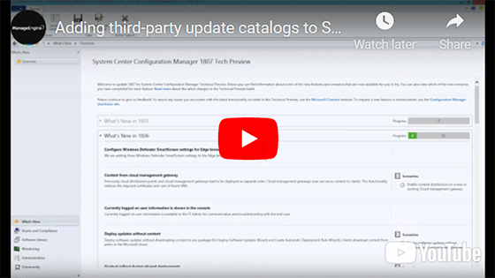 SCCM application management